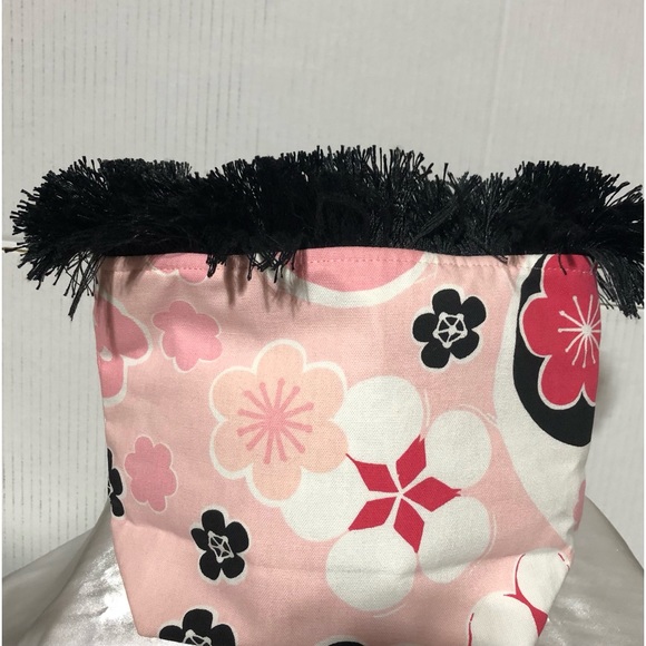 Kerberos Kay Designs by Hayley Kanaly. Fringed top canvas shoulder bag - Picture 5 of 9